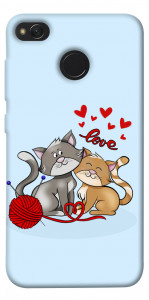 Чехол Два кота Love для Xiaomi Redmi 4X