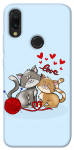 Чехол Два кота Love для Xiaomi Redmi 7