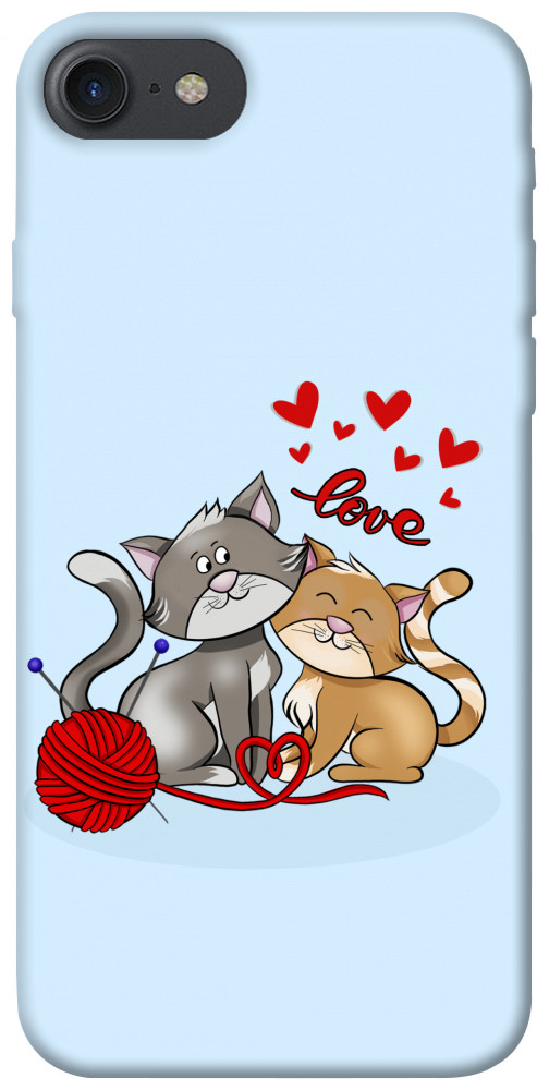 Чехол Два кота Love для iPhone 8