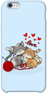 Чехол Два кота Love для iPhone 6 plus (5.5'')