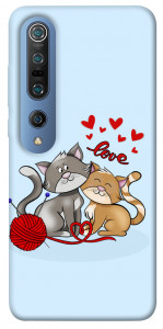 Чехол Два кота Love для Xiaomi Mi 10
