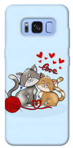 Чехол Два кота Love для Galaxy S8 (G950)