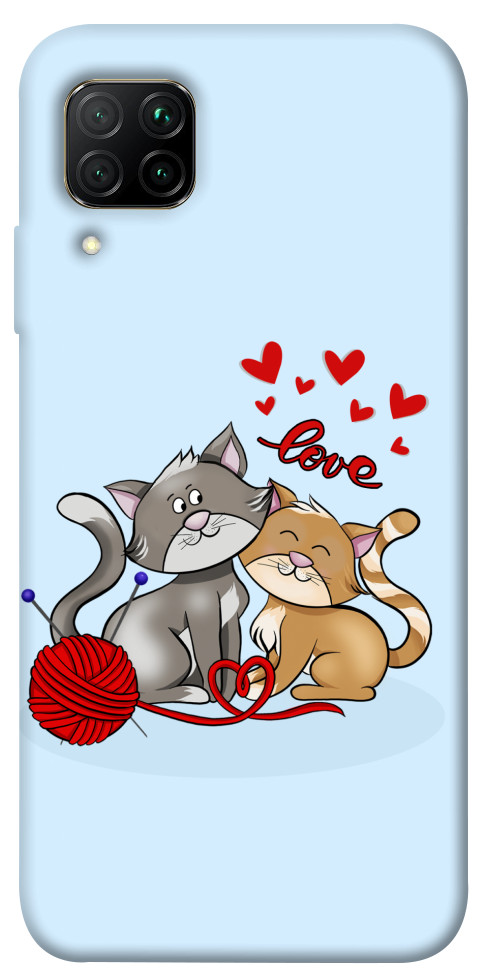 Чехол Два кота Love для Huawei P40 Lite