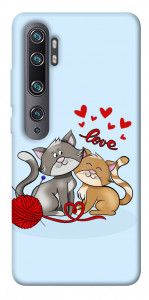 Чехол Два кота Love для Xiaomi Mi Note 10 Pro