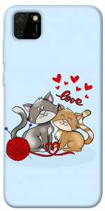 Чохол Два коти Love для Huawei Y5p