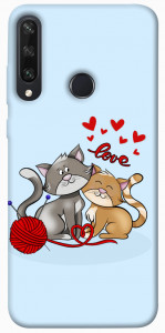 Чохол Два коти Love для Huawei Y6p