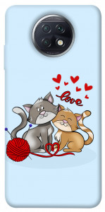Чехол Два кота Love для Xiaomi Redmi Note 9T
