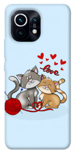 Чехол Два кота Love для Xiaomi Mi 11