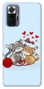 Чохол Два коти Love для Xiaomi Redmi Note 10 Pro