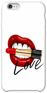 Чехол Красные губы для iPhone 6 (4.7'')