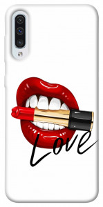 Чехол Красные губы для Samsung Galaxy A50 (A505F)