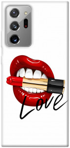 Чехол Красные губы для Galaxy Note 20 Ultra