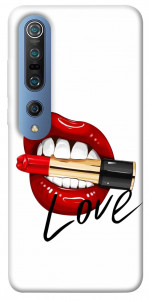 Чехол Красные губы для Xiaomi Mi 10