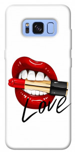 Чехол Красные губы для Galaxy S8 (G950)