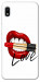 Чехол Красные губы для Galaxy A10 (A105F)