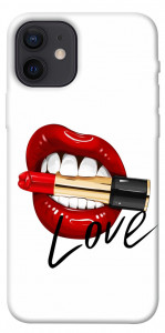 Чехол Красные губы для iPhone 12