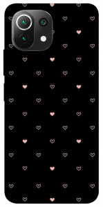 Чехол Сердечки для Xiaomi Mi 11 Lite