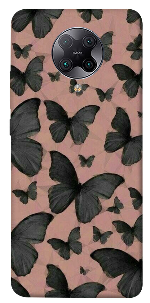 Чехол Порхающие бабочки для Xiaomi Redmi K30 Pro