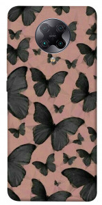 Чехол Порхающие бабочки для Xiaomi Poco F2 Pro