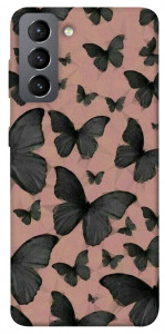 Чехол Порхающие бабочки для Galaxy S21 FE