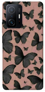 Чехол Порхающие бабочки для Xiaomi 11T