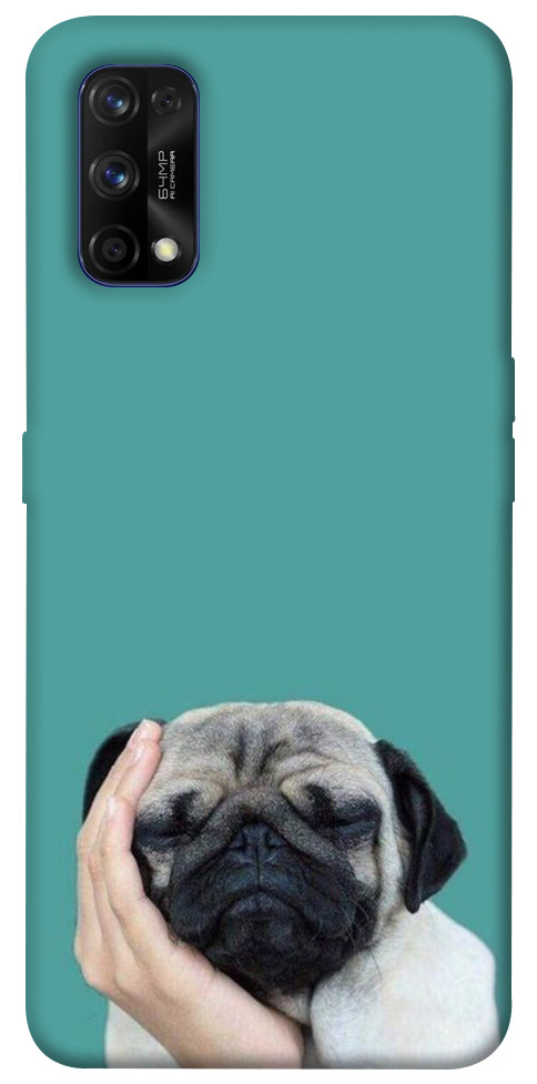 Чехол Спящий мопс для Realme 7 Pro