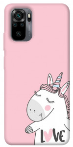 Чехол Unicorn love для Xiaomi Redmi Note 10