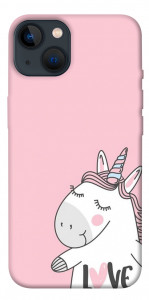 Чехол Unicorn love для iPhone 13