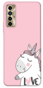 Чехол Unicorn love для TECNO Camon 17P