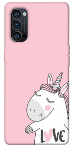 Чехол Unicorn love для Oppo Reno 4 Pro 5G