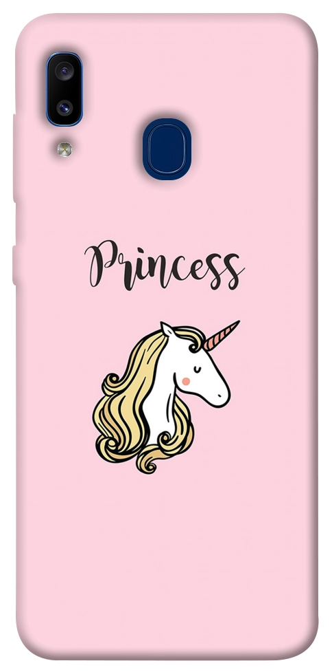 Чохол Princess unicorn для Galaxy A20 (2019)