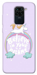 Чехол Believe in your dreams unicorn для Xiaomi Redmi 10X