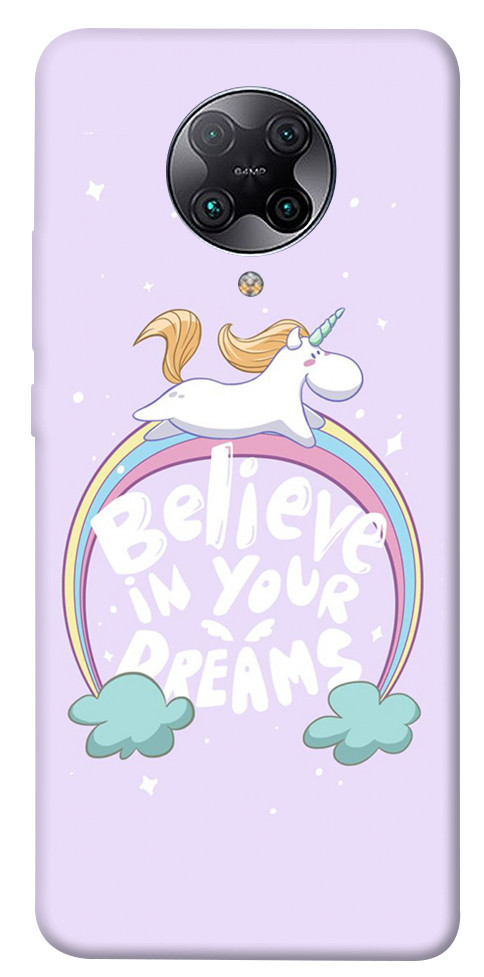 Чехол Believe in your dreams unicorn для Xiaomi Redmi K30 Pro