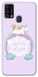 Чехол Believe in your dreams unicorn для Galaxy M21s