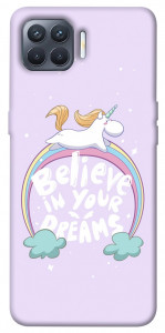 Чохол Believe in your dreams unicorn для Oppo Reno 4 Lite