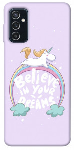 Чохол Believe in your dreams unicorn для Galaxy M52