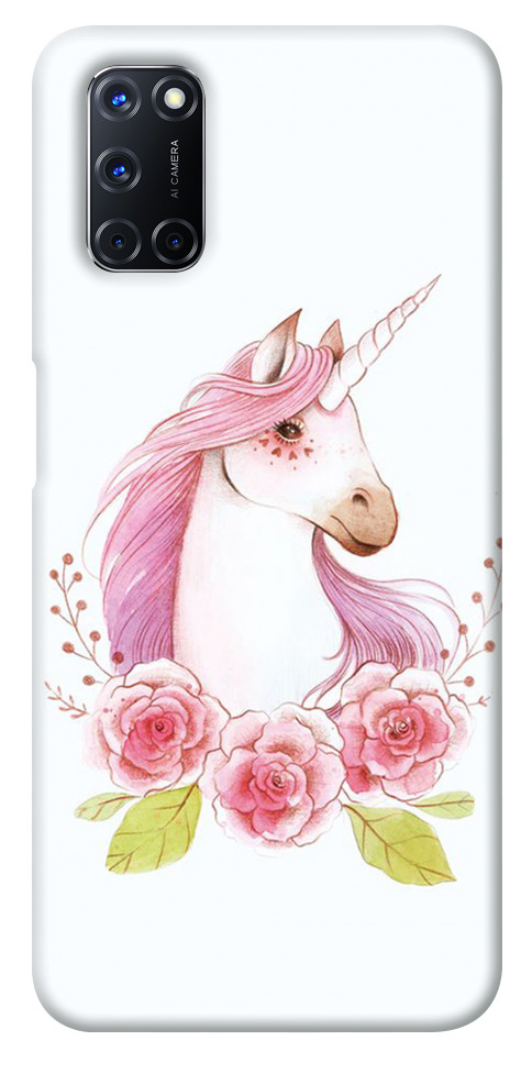 

Чохол Єдиноріг з квітами для Oppo A52 1248730