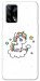 Чехол Единорог на облаке для Oppo A74 4G