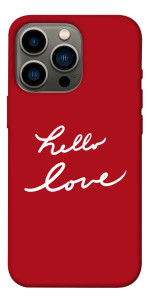 Чехол Hello love для iPhone 13 Pro