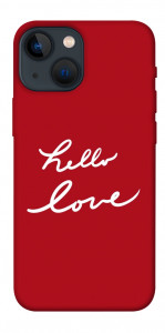 Чехол Hello love для iPhone 13 mini