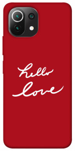Чохол Hello love для Xiaomi Mi 11 Lite