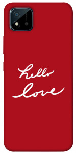 Чехол Hello love для Realme C11 (2021)