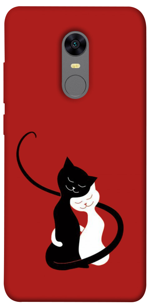 Чохол Закохані коти для Xiaomi Redmi Note 5 (Single Camera)