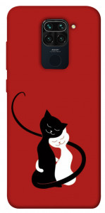 Чехол Влюбленные коты для Xiaomi Redmi Note 9
