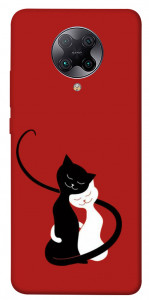 Чехол Влюбленные коты для Xiaomi Poco F2 Pro