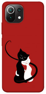 Чохол Закохані коти для Xiaomi Mi 11 Lite