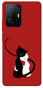 Чехол Влюбленные коты для Xiaomi 11T