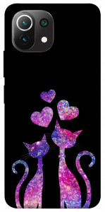 Чохол Космічні коти для Xiaomi Mi 11 Lite