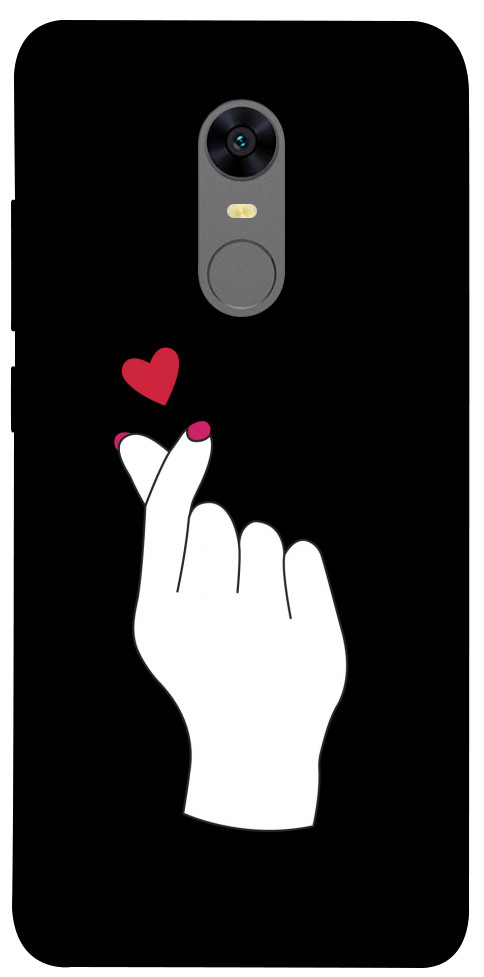 Чехол Сердце в руке для Xiaomi Redmi Note 5 (Single Camera)