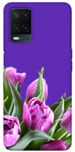 Чехол Тюльпаны для Oppo A54 4G